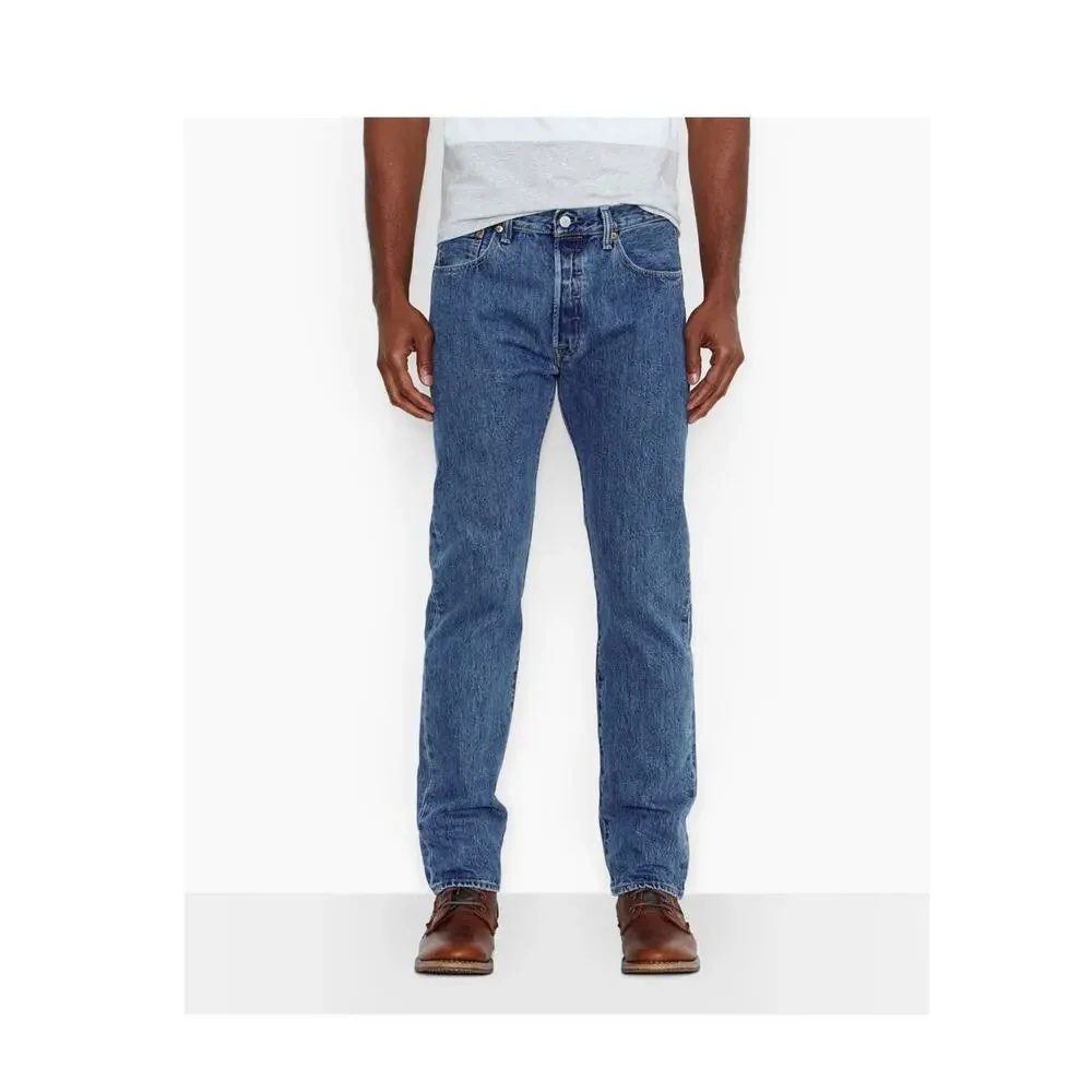 NWOT Levi's Men's 501 Original Fit Jeans Stonewash Size 48W x 30L